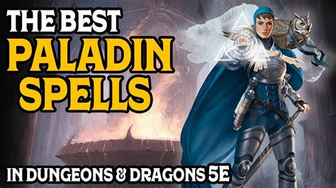 paladin spells 5e|Paladin Spells for Dungeons & Dragons (D&D) Fifth Edition (5e).